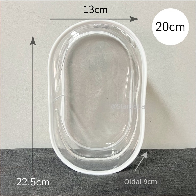 Chiikawa plüss baba védőtok, hengeres PVC tok, többfunkciós használat utazásokhoz és asztali tároláshoz.