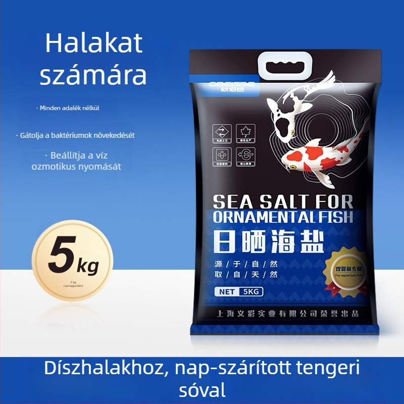 Sterilizáló só akvarisokhoz és koi tavakhoz — Anyag: Só; Tömeg: 10 kg; Kategória: Akváriumi felszerelés