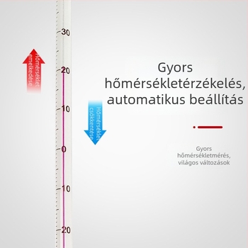Laboratóriumi víz-hőmérő üvegnyéllel, 1°C felbontás, csomagolás 500 db, testreszabott feldolgozás