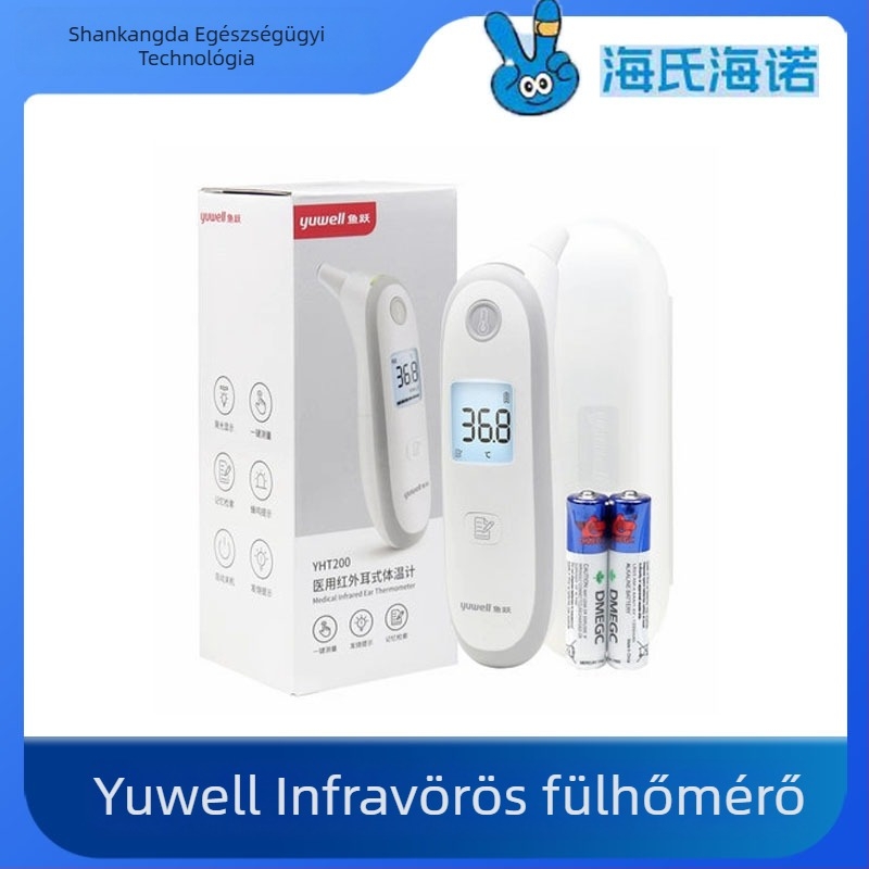 YUYUE YT-2 Homlok infravörös hőmérő, babáknak és gyerekeknek, 1x elem, általános otthoni használatra