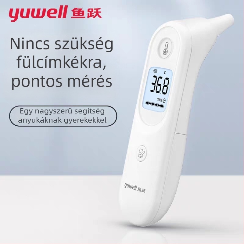 YUYUE YT-2 Homlok infravörös hőmérő, babáknak és gyerekeknek, 1x elem, általános otthoni használatra