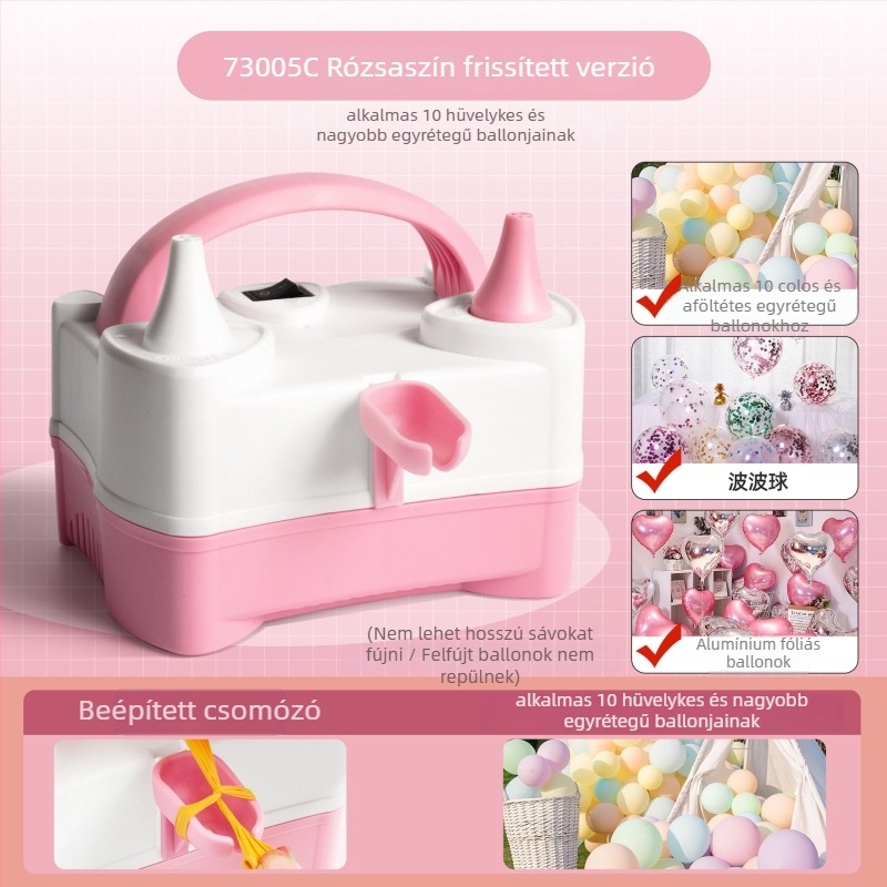 Elektromos lufi pumpa, hordozható és automata, Rate xun márka, csomagolás 0.4