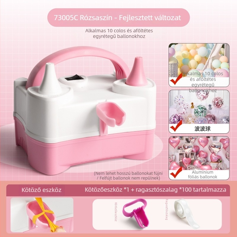 Elektromos lufi pumpa, hordozható és automata, Rate xun márka, csomagolás 0.4