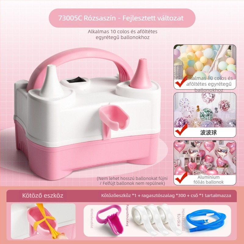 Elektromos lufi pumpa, hordozható és automata, Rate xun márka, csomagolás 0.4