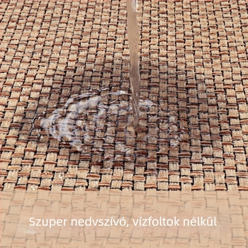 Konyha és fürdőszoba padlómat - Chenille és gumírozott alap; négyszögletes alak; modern-minimalista stílus; alkalmas nappaliba, hálószobába, dolgozószobába, fürdőszobába, erkélyre