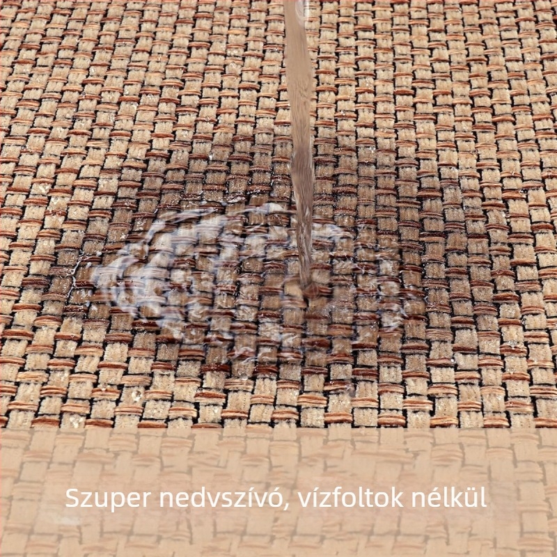 Konyha és fürdőszoba padlómat - Chenille és gumírozott alap; négyszögletes alak; modern-minimalista stílus; alkalmas nappaliba, hálószobába, dolgozószobába, fürdőszobába, erkélyre