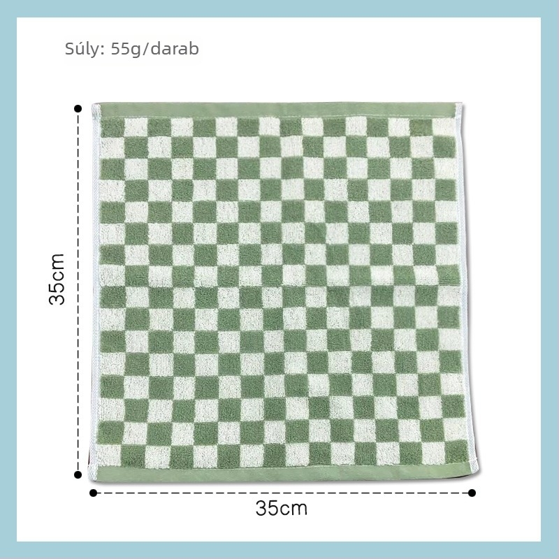 Arc törölköző kockás mintával, 100% pamut, Jacquard szövés, súly 80–100 g