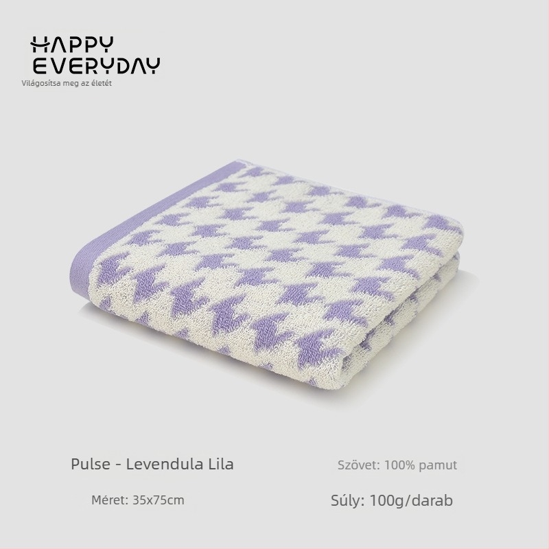 Arc törölköző kockás mintával, 100% pamut, Jacquard szövés, súly 80–100 g