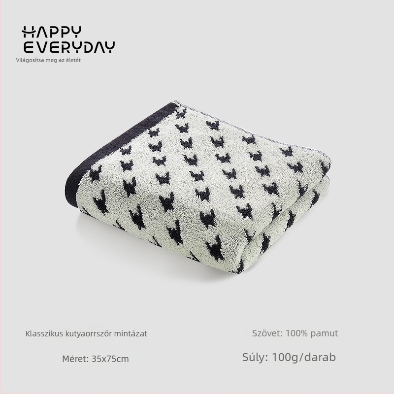 Arc törölköző kockás mintával, 100% pamut, Jacquard szövés, súly 80–100 g