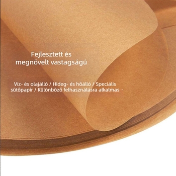 Cheyu téglalap alakú szilikonos bevonat sütőpapír, egyszer használatos BBQ alátét, 40 g/m²