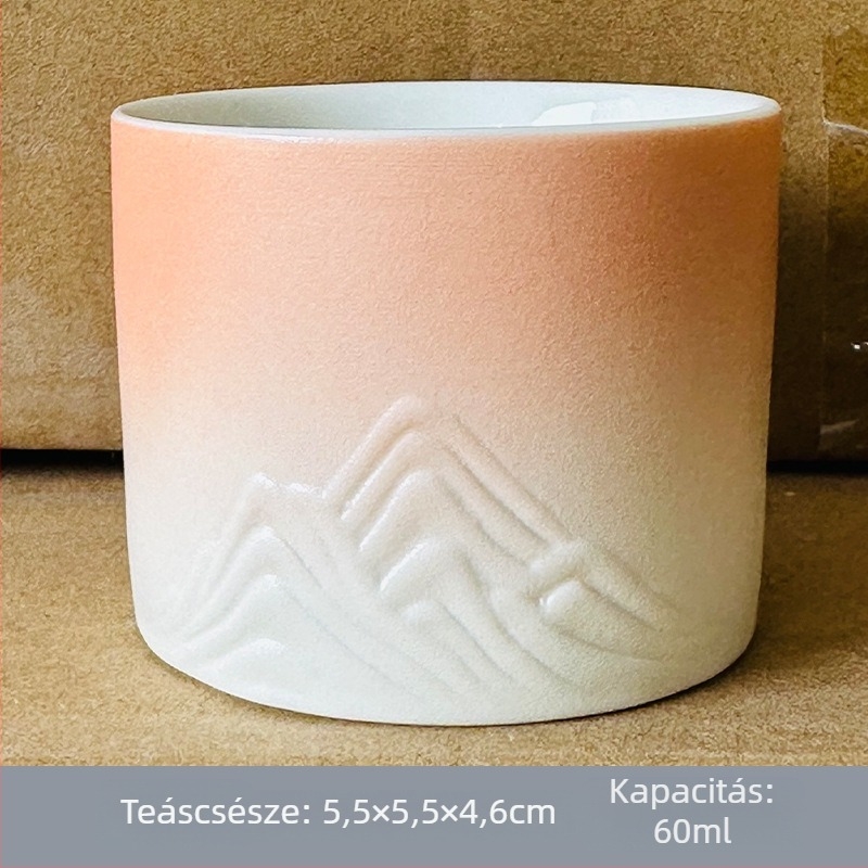 CHANGHONG kávéscsésze, modern minimalista stílus, egyszínű mintázat, súly 350, kód 398