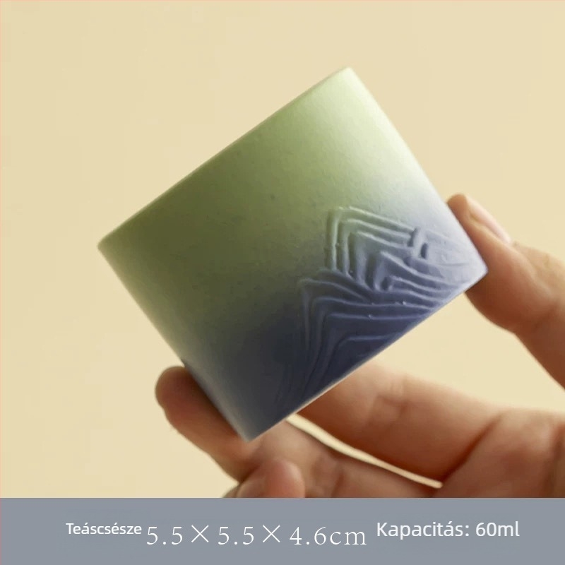 CHANGHONG kávéscsésze, modern minimalista stílus, egyszínű mintázat, súly 350, kód 398