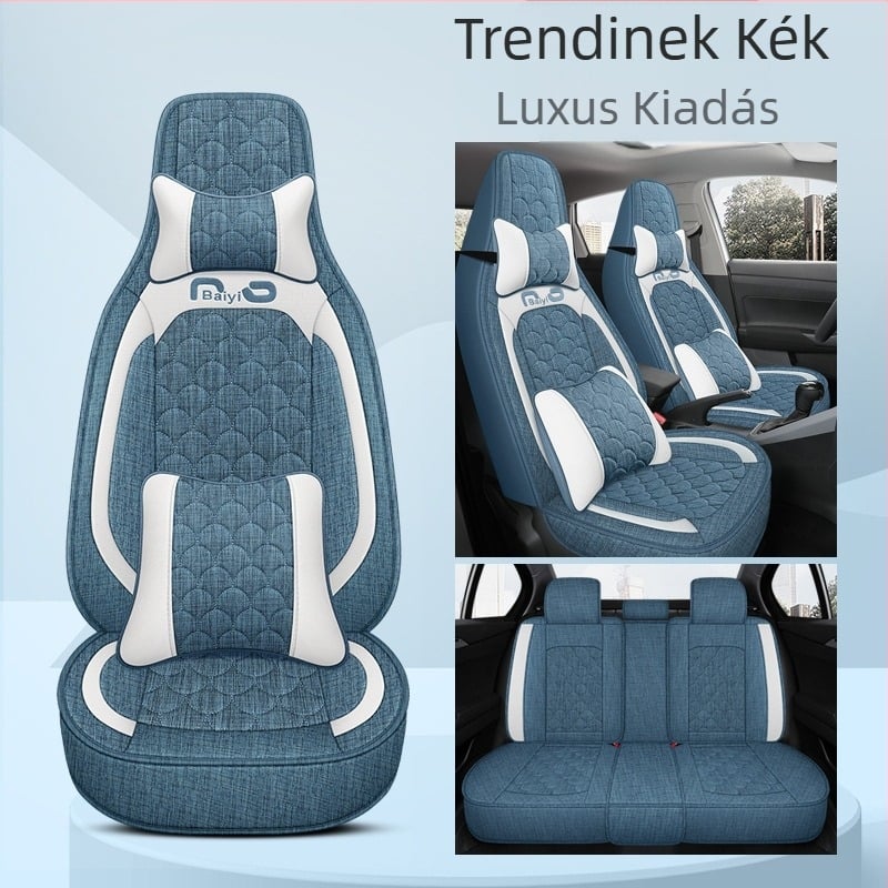 Autóülésvédő, teljes lefedettség, egy darabból álló kivitel, négy évszakos dizájn; Anyag: rost; Töltőanyag: hab; Termékkód BYQCYP-XWMLTT-SJ