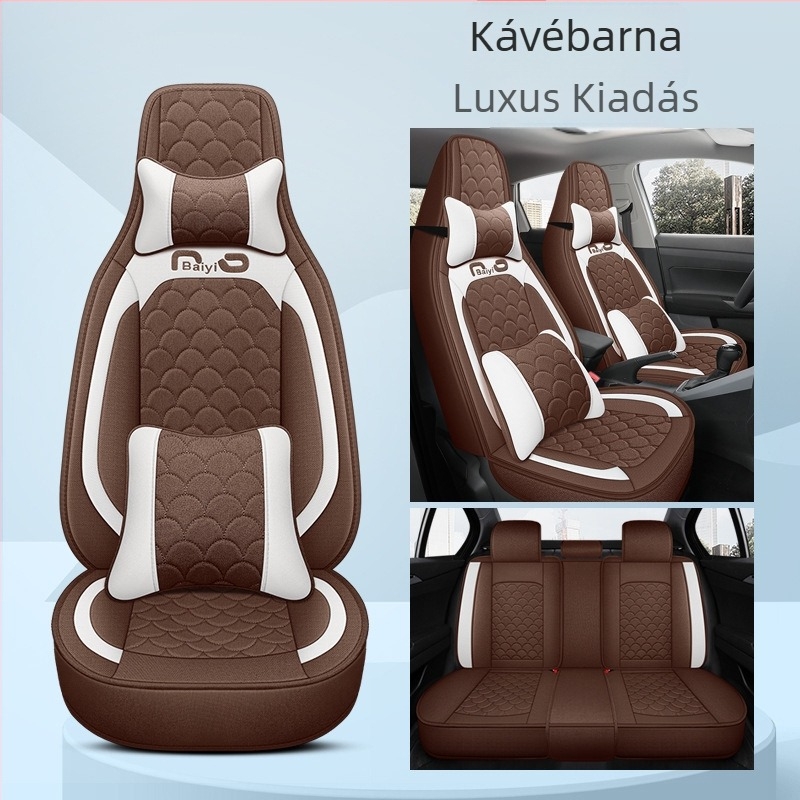 Autóülésvédő, teljes lefedettség, egy darabból álló kivitel, négy évszakos dizájn; Anyag: rost; Töltőanyag: hab; Termékkód BYQCYP-XWMLTT-SJ