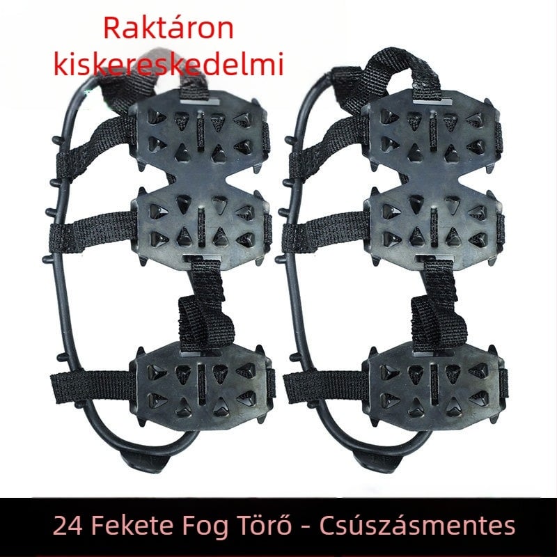 Lechike Csúszásmentes cipővédők karmokkal külső jégmászáshoz, PE anyag