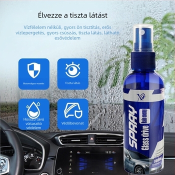 X9 dqyw02 esővédő bevonat szélvédőre és hátsó tükrökre, vízlepergető és páramentes, testreszabható feldolgozás, licenszelt magáncímke