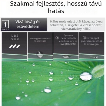 X9 dqyw02 esővédő bevonat szélvédőre és hátsó tükrökre, vízlepergető és páramentes, testreszabható feldolgozás, licenszelt magáncímke