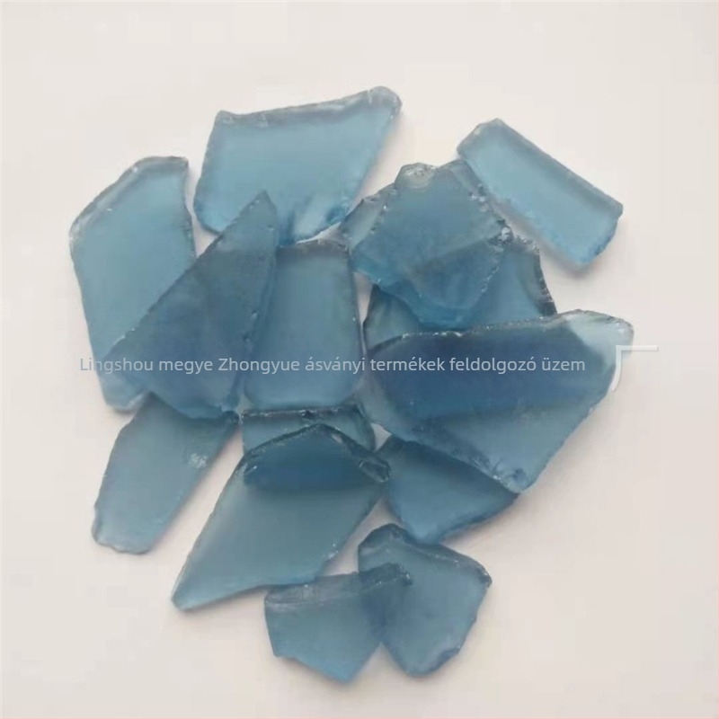 Tengeri üveglap – tengerparti stílus, eredet Hebei, márka Zhongyue, dekoratív DIY anyag