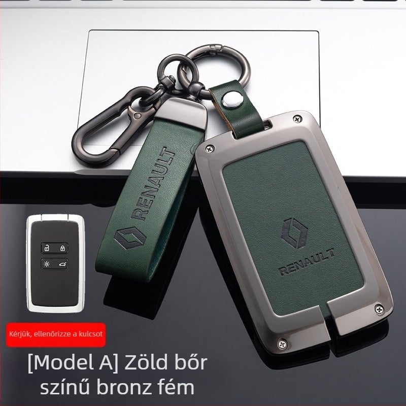 Fém kulcstartó Renaulthoz — cinkötvözet, egyszerű stílus, Weiwei