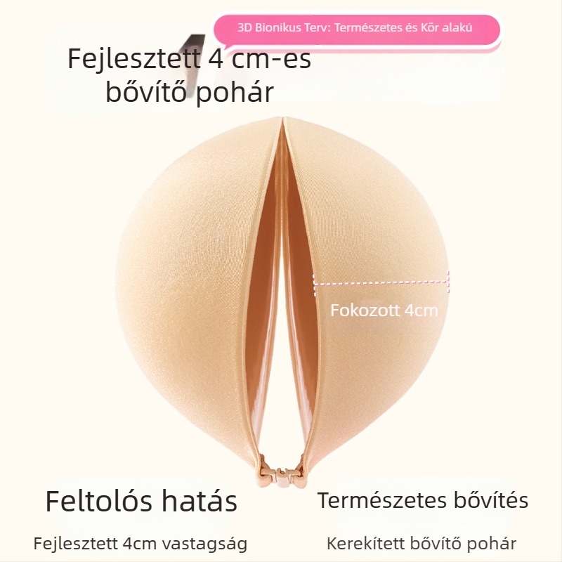 LILIU Melltapasz – Nylonból, Összehúz és Növel, Megvastított Dizájn, Kör alakú mellbimbó-forma, Szexi Stílus