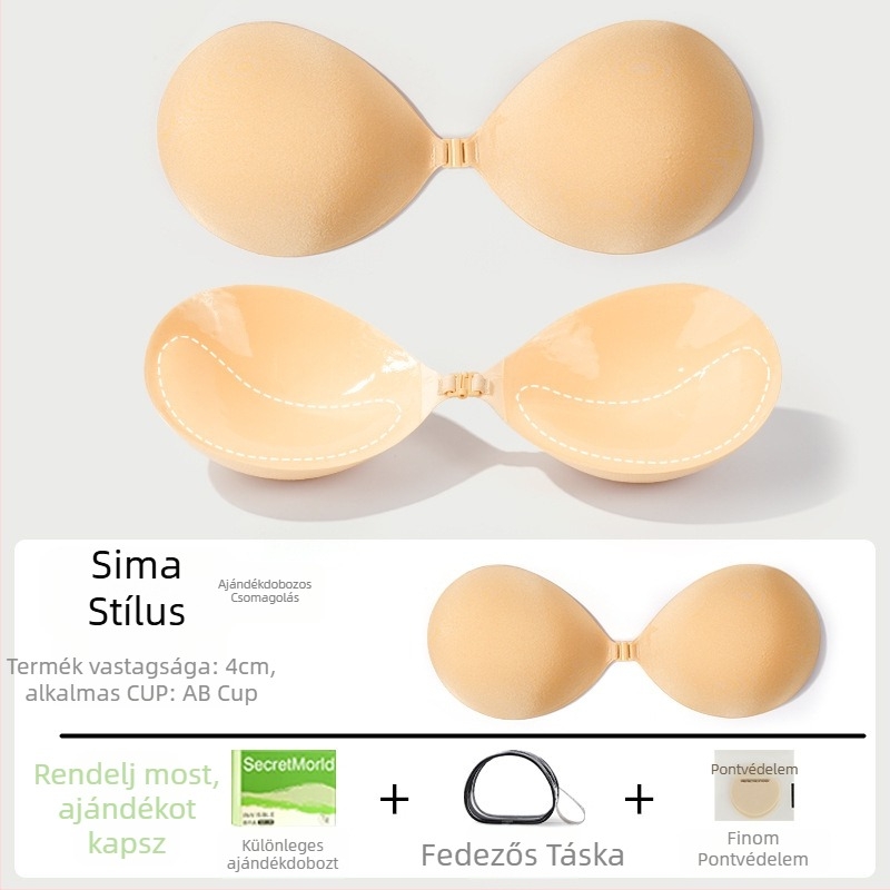 LILIU Melltapasz – Nylonból, Összehúz és Növel, Megvastított Dizájn, Kör alakú mellbimbó-forma, Szexi Stílus