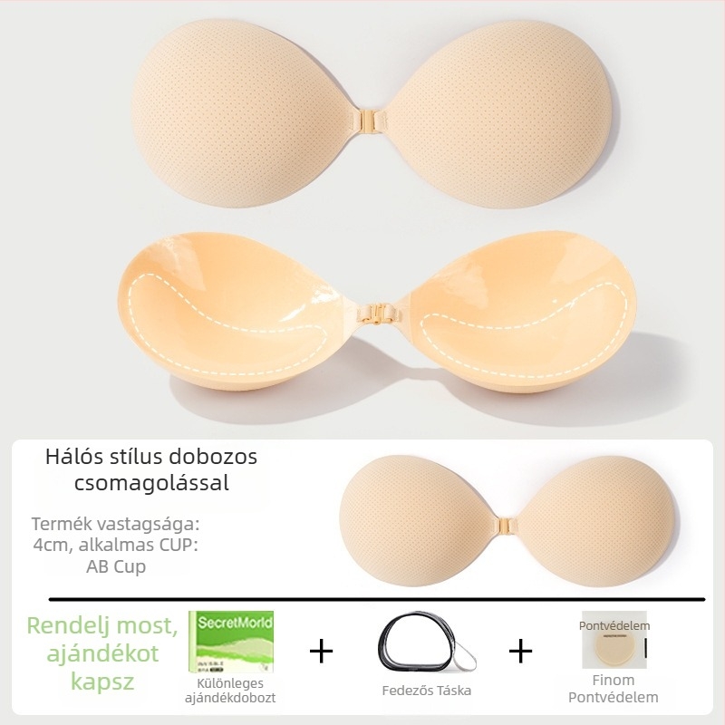 LILIU Melltapasz – Nylonból, Összehúz és Növel, Megvastított Dizájn, Kör alakú mellbimbó-forma, Szexi Stílus