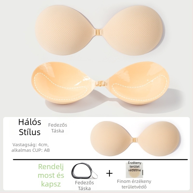 LILIU Melltapasz – Nylonból, Összehúz és Növel, Megvastított Dizájn, Kör alakú mellbimbó-forma, Szexi Stílus