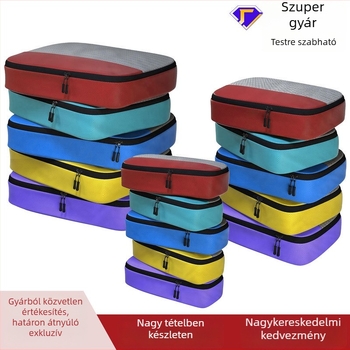 Utazási tároló táska készlet – 5 darab, Jiafa, Modern egyszerű stílus, PP anyag