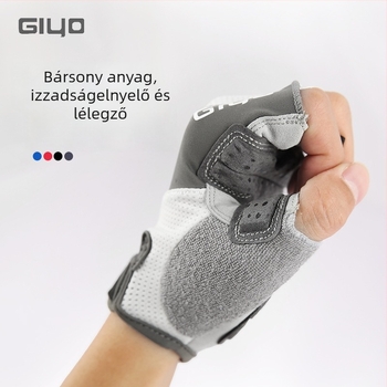 GIYO kerékpáros kesztyűk - kötött anyag, uniszex felnőtteknek, kerékpározáshoz és versenyekhez