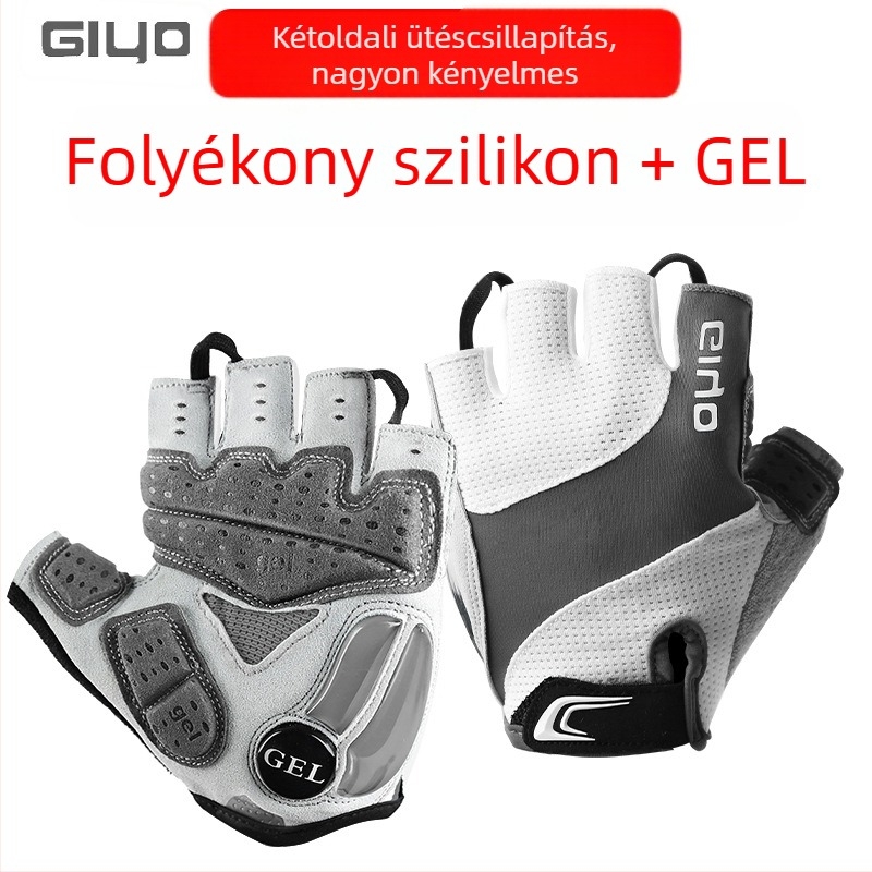 GIYO kerékpáros kesztyűk - kötött anyag, uniszex felnőtteknek, kerékpározáshoz és versenyekhez