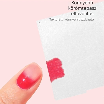 Egyszer használatos négyszögletes körömlak eltávolító törlőkendők, nem szövött anyag, 57 g, klimonla