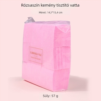 Egyszer használatos négyszögletes körömlak eltávolító törlőkendők, nem szövött anyag, 57 g, klimonla