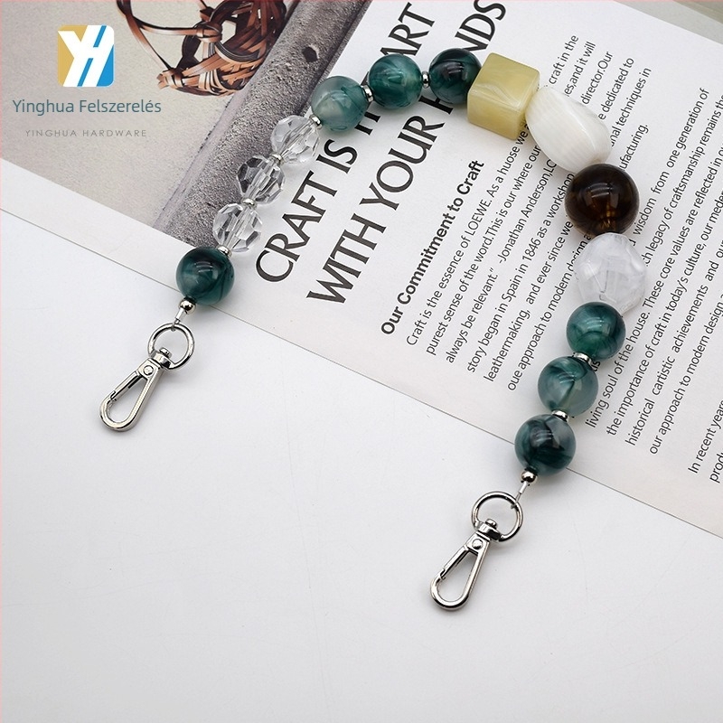 YH márkájú táskaklánc akril gyantából, bőrárukhoz, táskákhoz és ruházathoz