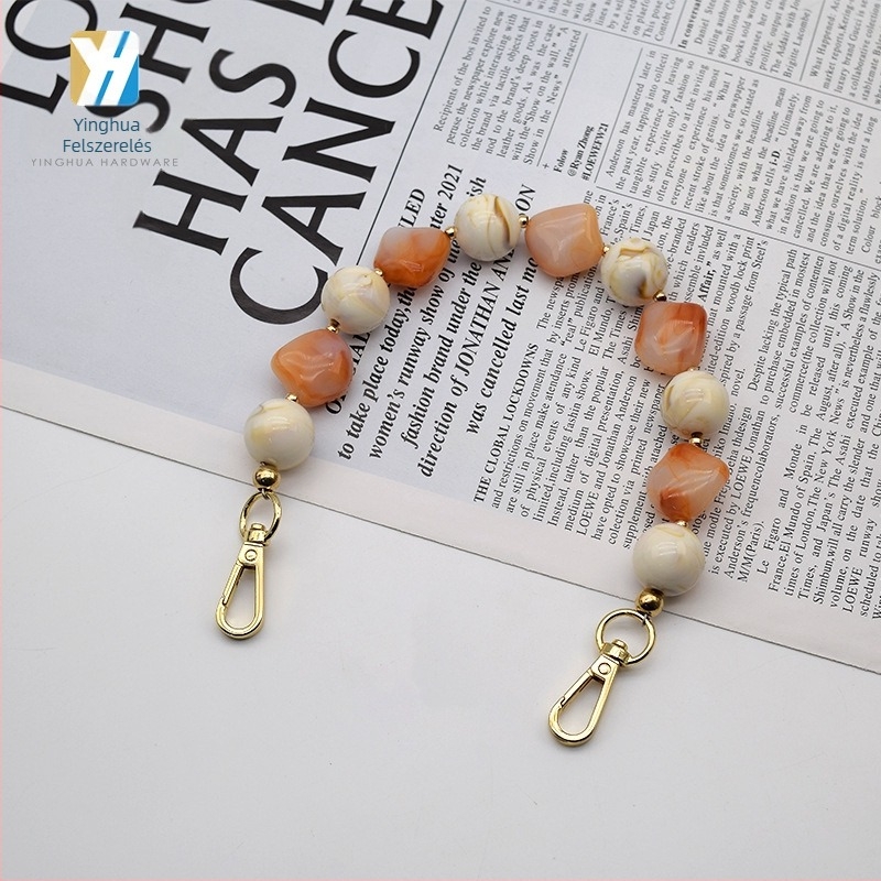 YH márkájú táskaklánc akril gyantából, bőrárukhoz, táskákhoz és ruházathoz