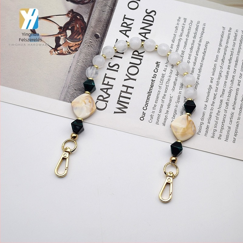 YH márkájú táskaklánc akril gyantából, bőrárukhoz, táskákhoz és ruházathoz