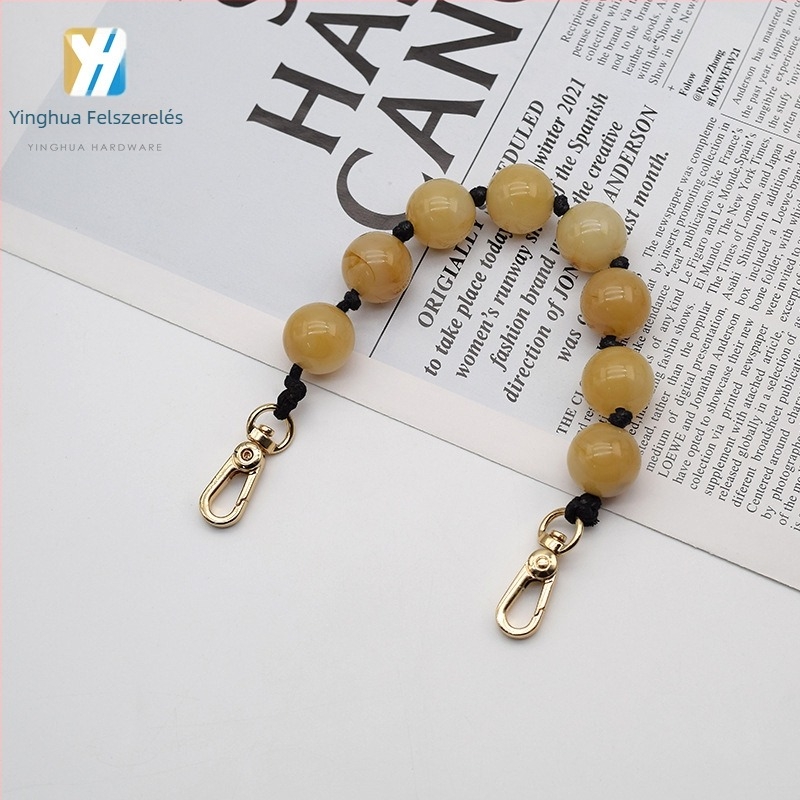 YH márkájú táskaklánc akril gyantából, bőrárukhoz, táskákhoz és ruházathoz