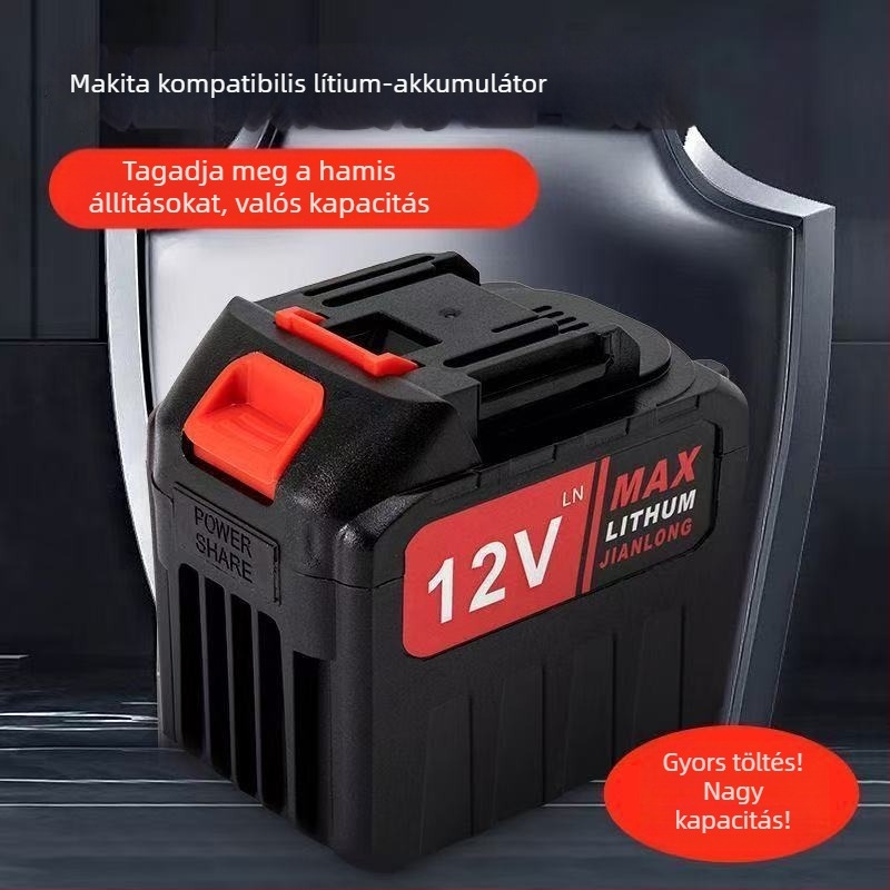 12V Makita‑kompatibil vezeték nélküli autómosó pisztoly | Nagynyomású vízsugár | Li‑ion akkumulátor nem az autó működtetésére