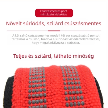 Fitness csukló támasz nylon testtel, csúszásmentes fogás és húzódzkodás-segéd