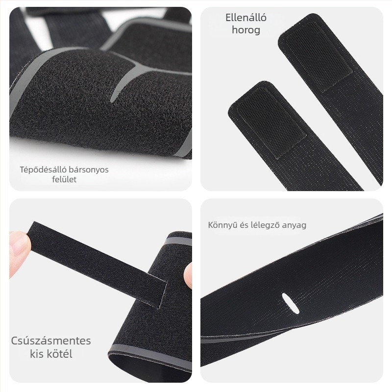 Könnyű, lélegző csuklóvédő hálós anyagból, ficam elleni rögzítés, kosárlabda és tollaslabda