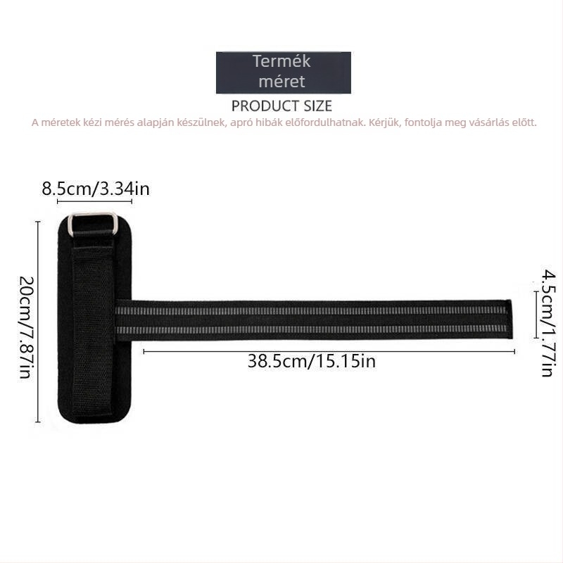 Steppenwolf csuklópánt súlyemeléshez — tartós neoprén-polimer keverék, állítható nyomás, csuklóvédelem, univerzális illeszkedés