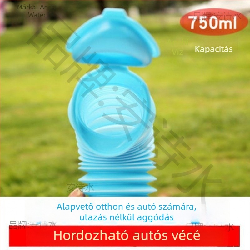  Felnőtt sürgősségi vizeletzacskó autóhoz, hordozható álló urináló, PE anyag, kapacitás 500 ml alatt, szivárgásmentes