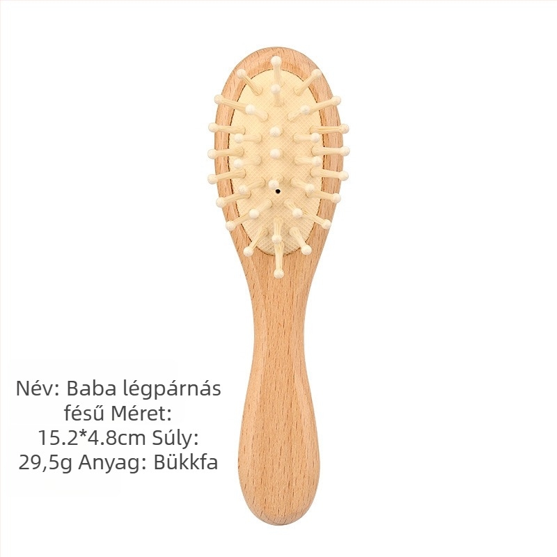 Egészség fésű - Anyag: bükkfa; Forma: virág alakú; Normál felhasználók számára; Privát márkák elérhetők