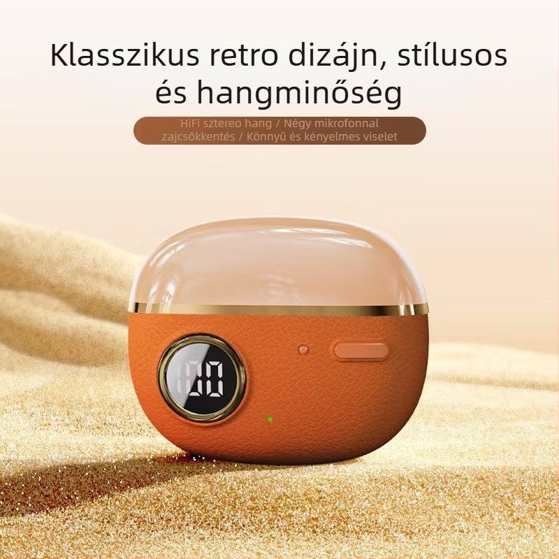 J08E Bluetooth vezeték nélküli in-ear fejhallgató, kreatív dizájn, mikrofon nélkül, 15 g