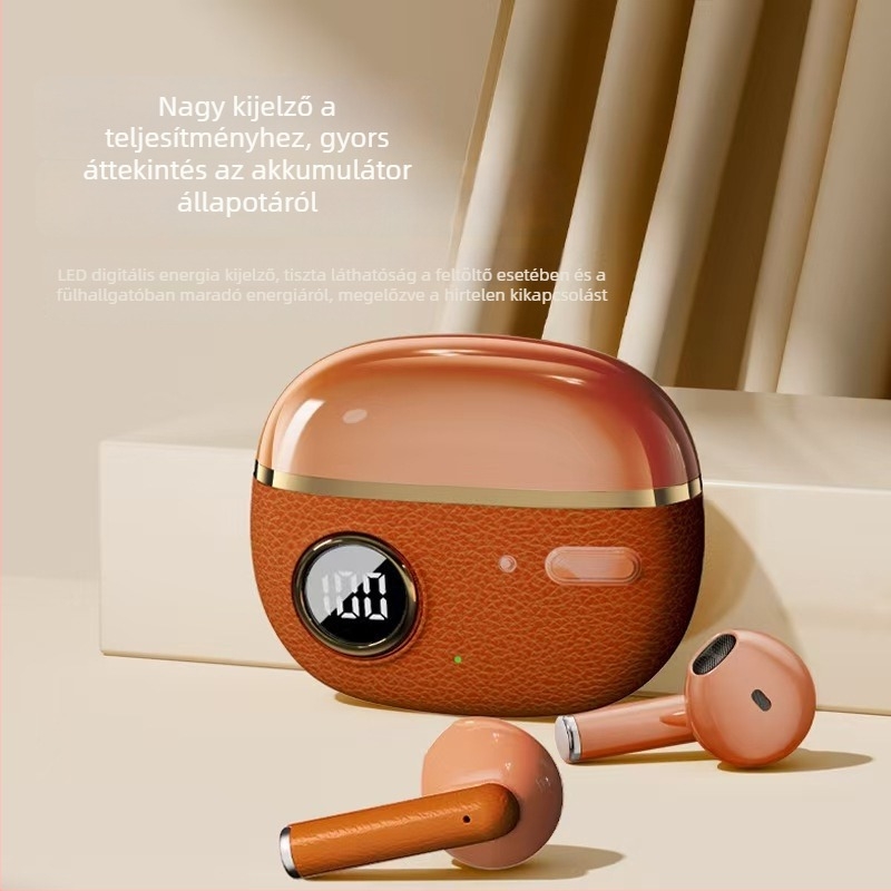 J08E Bluetooth vezeték nélküli in-ear fejhallgató, kreatív dizájn, mikrofon nélkül, 15 g