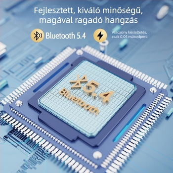 LENAPILY fülre szerelt Bluetooth fejhallgató nyitott kialakítással, zajcsökkentés, Bluetooth 5.4, 4–8 órás üzemidő, érintéses vezérlés, sztereó
