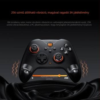 Gale játékkontroller – Bluetooth, USB-C, ABS, 300 g, kompatibil PC-kkel, Apple eszközökkel, SWITCH és Androiddal