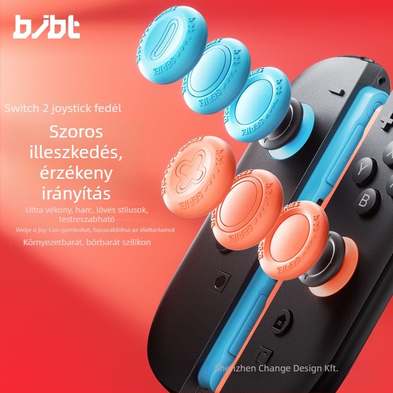 Bjbt Switch2 Gen Joystick sapka Nintendo Switch OLED-hez – Szilikon, Injektálással készített, Switch2/Switch OLED, Termékkód 340
