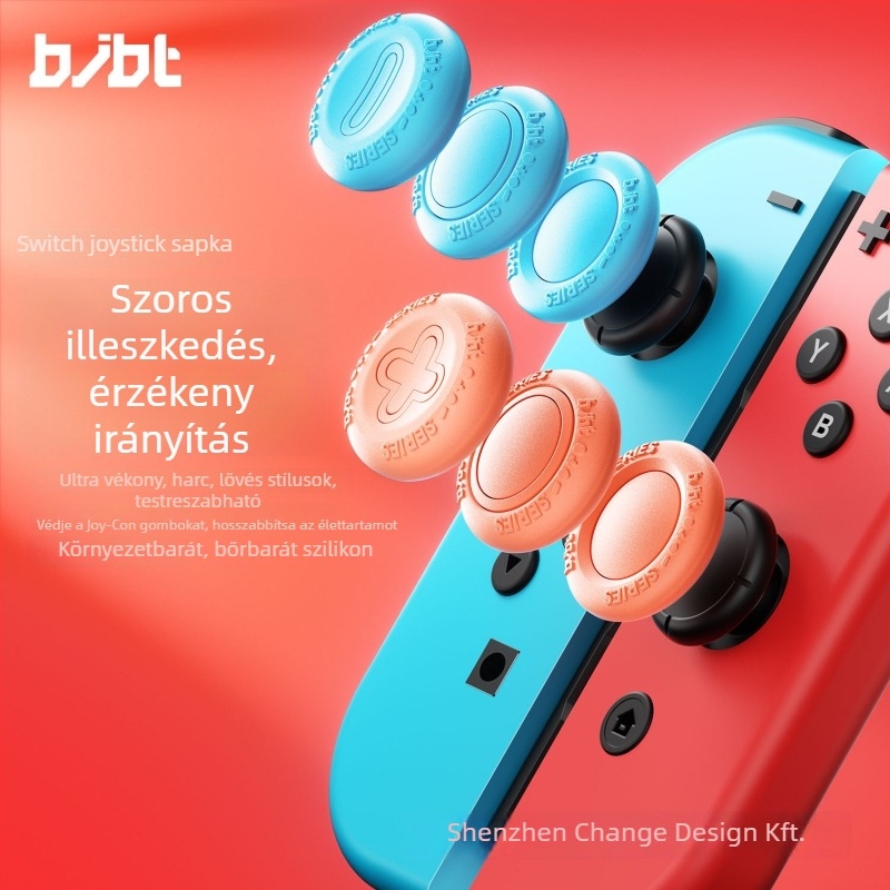 Bjbt Switch2 Gen Joystick sapka Nintendo Switch OLED-hez – Szilikon, Injektálással készített, Switch2/Switch OLED, Termékkód 340
