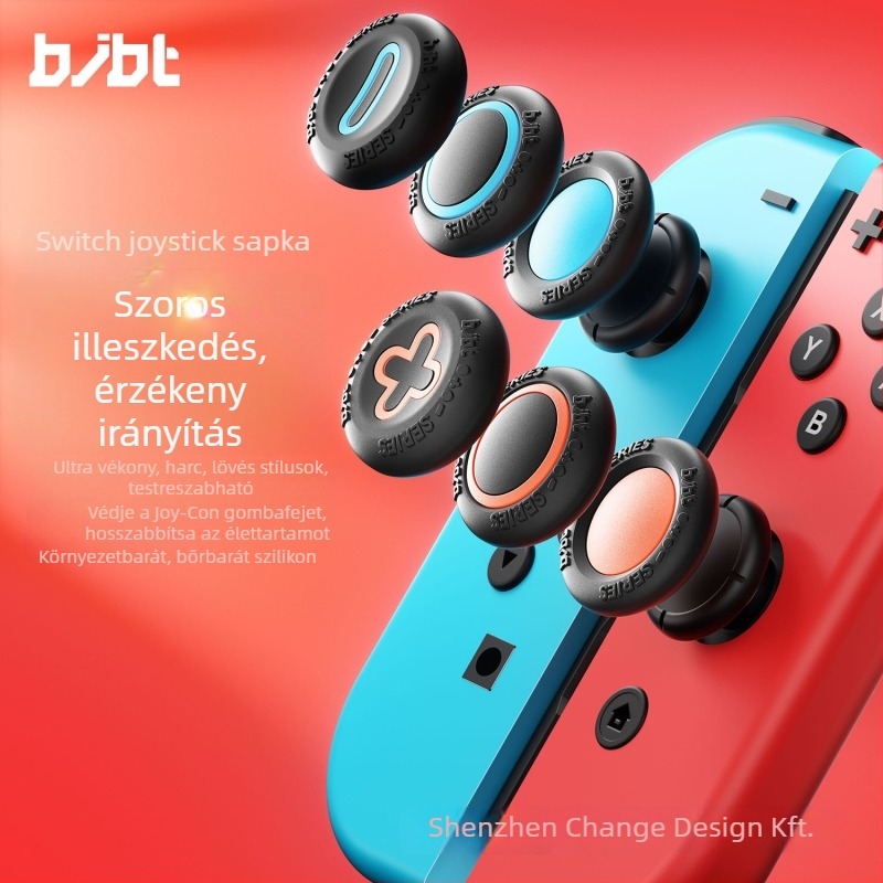 Bjbt Switch2 Gen Joystick sapka Nintendo Switch OLED-hez – Szilikon, Injektálással készített, Switch2/Switch OLED, Termékkód 340