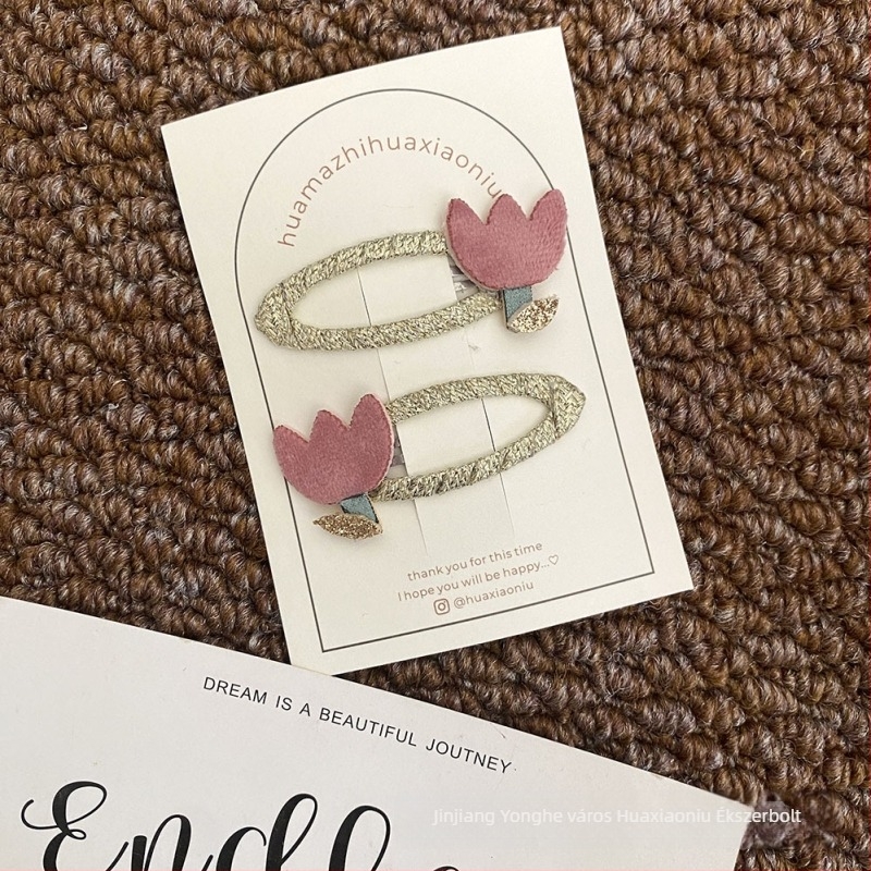 Szövetes hajklipe BB-klippel, eredeti dizájnú fejfedő, 2024 tél